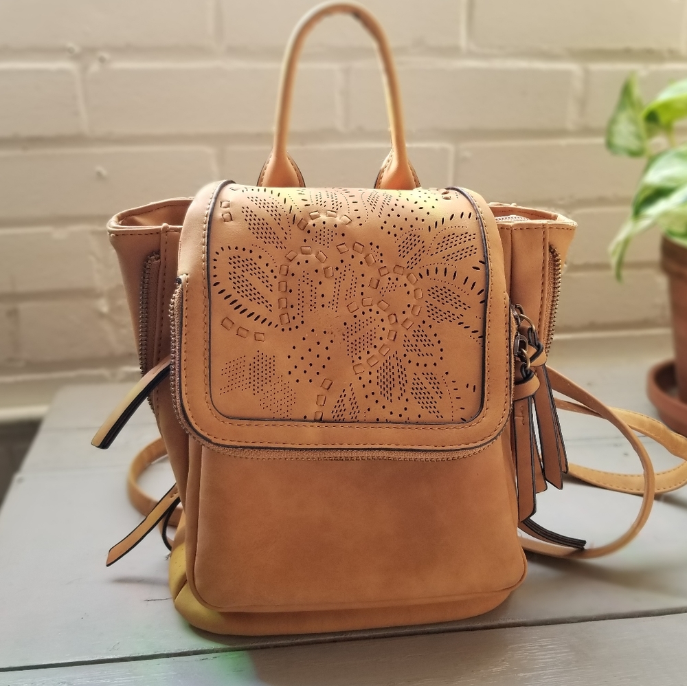 Vegan Leather Tilly's mini backpack